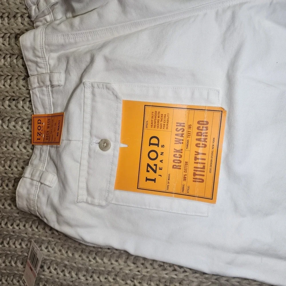 NWT Men's IZOD Utility Cargo Shorts 9